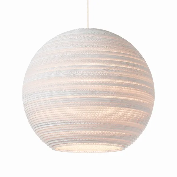 Scraplight Moon 18 Pendant Large White