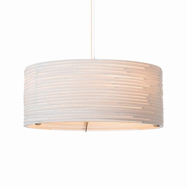 Scraplight Drum 24 Taklampa Medium Vit