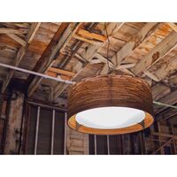 Scraplight Drum 24 Pendant Medium White