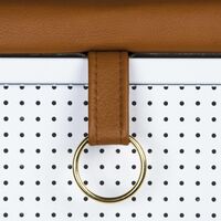 Frank Storage Bench White/ Brown