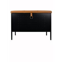 Frank Storage Bench Black/ Brown