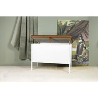 Frank Storage Bench Black/ Brown