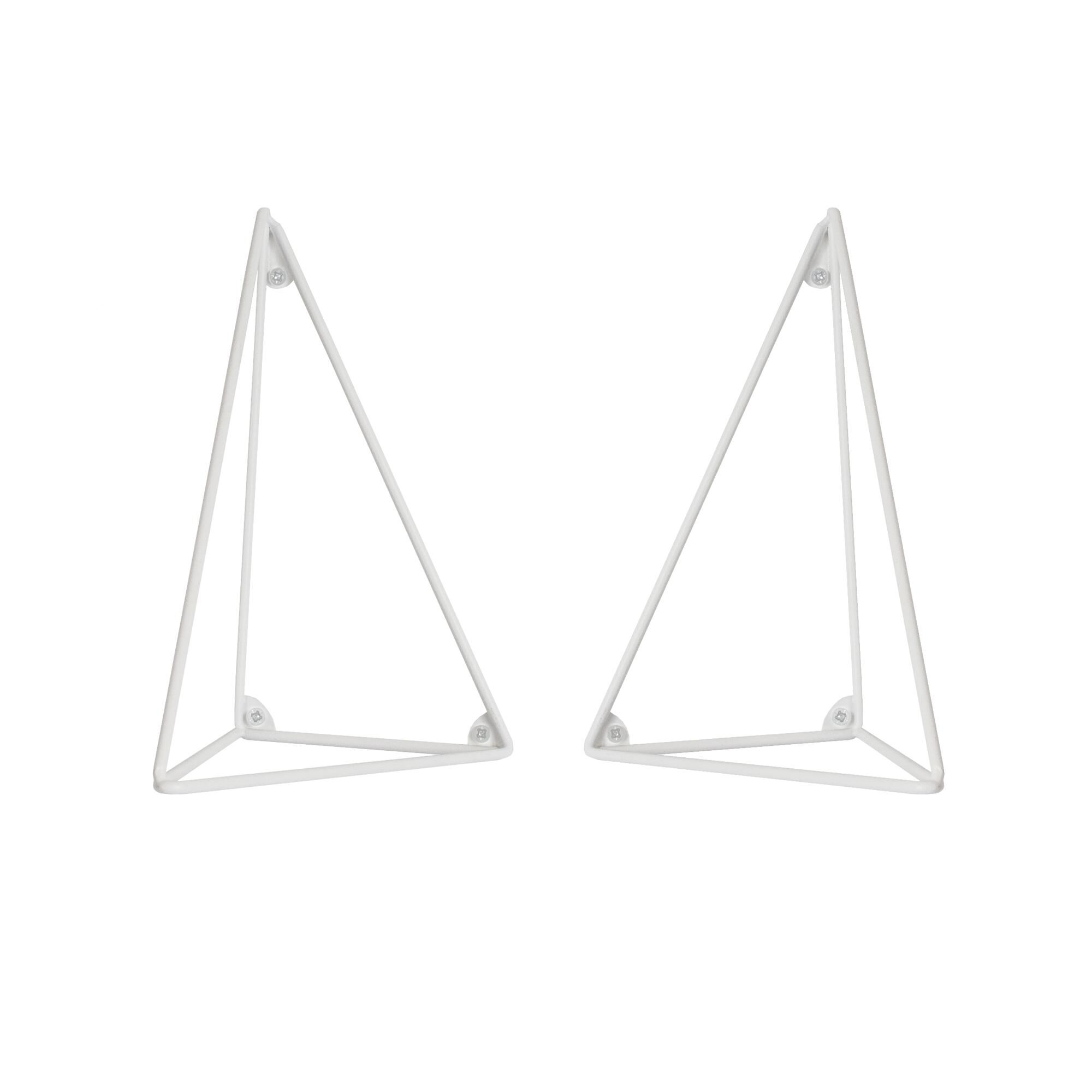 Pythagoras Paire de Supports Blancs