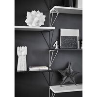 Pythagoras Bracket White Pair