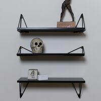 Pythagoras Bracket Black Pair