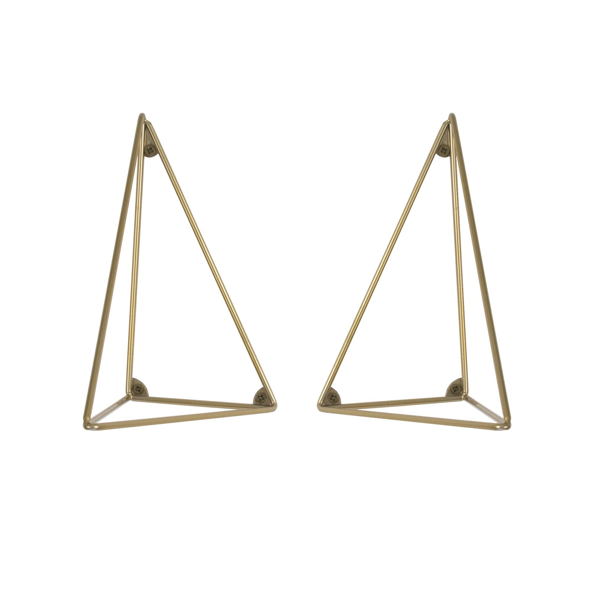 Pythagoras Paire de Supports Laiton