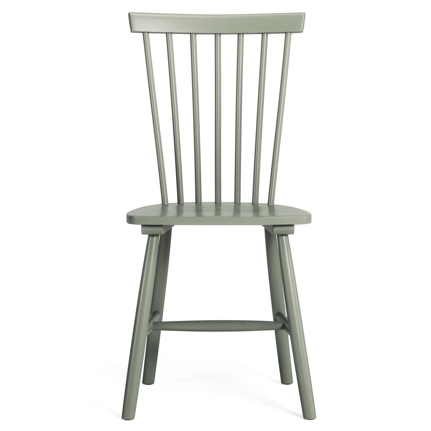 Wood H17 Windsor Chaise de Salle à Manger Vert Gris