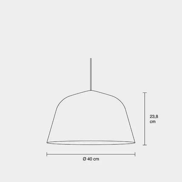 Ambit Pendant White Ø40