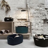 Restore Round Basket Ø52 Musta