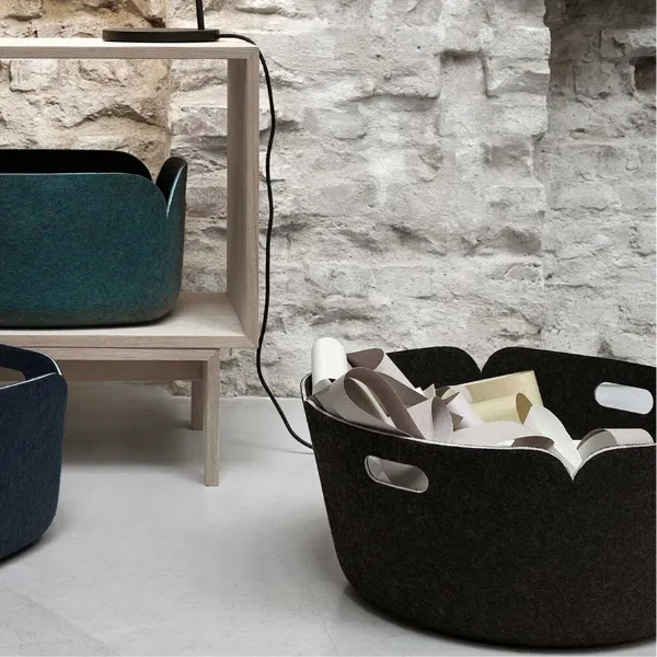 Restore Round Basket Ø52 Gray