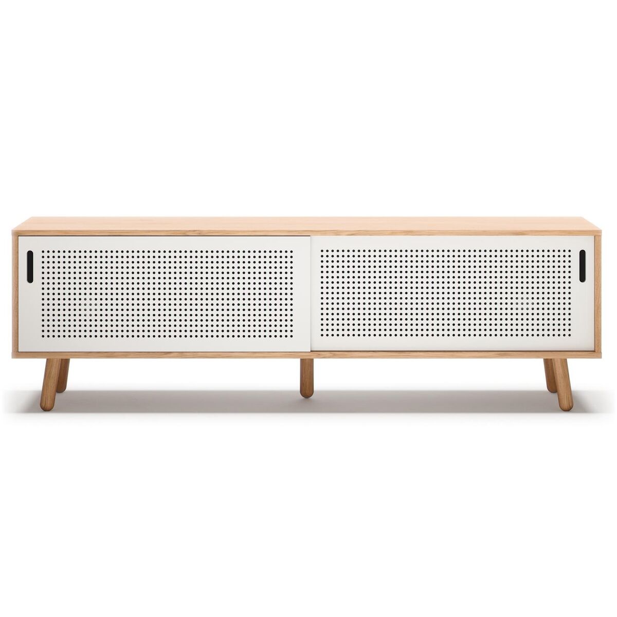 Ray TV Bænk 180 cm Eg/Hvid