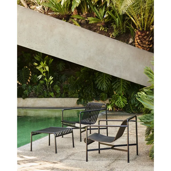 Palissade Armchair Low Anthracite