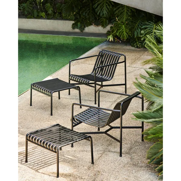 Palissade Armchair Low Anthracite