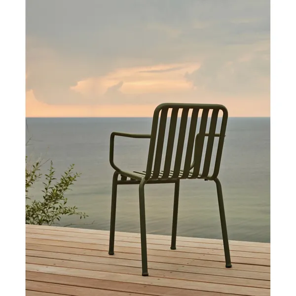 Palissade Chair with Armrests Sky Gray