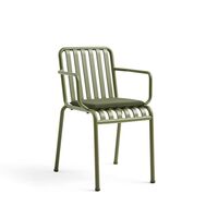 Palissadstol med Armstöd Olivgrön
