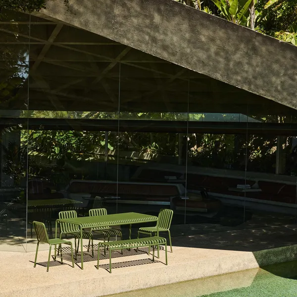 Palissade Bench Sky Gray