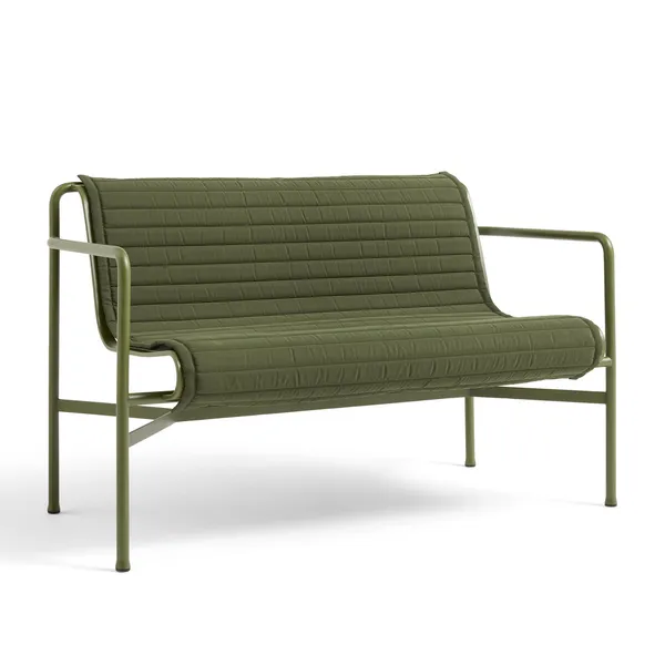 Palissade Dining Bench with Armrests Olive