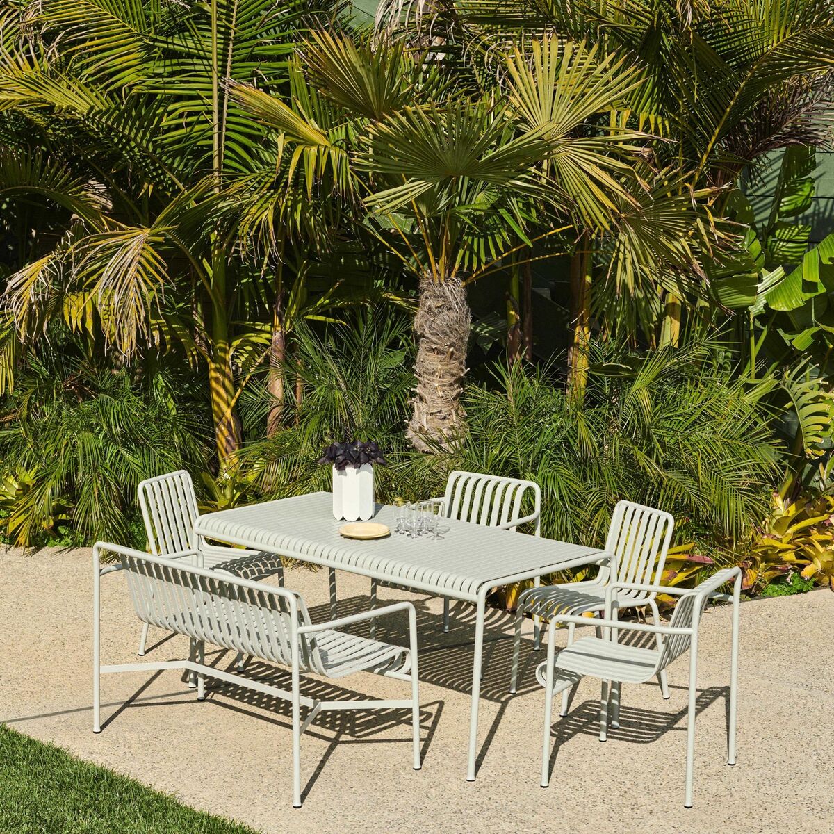 Palissade Tisch L170 Grau