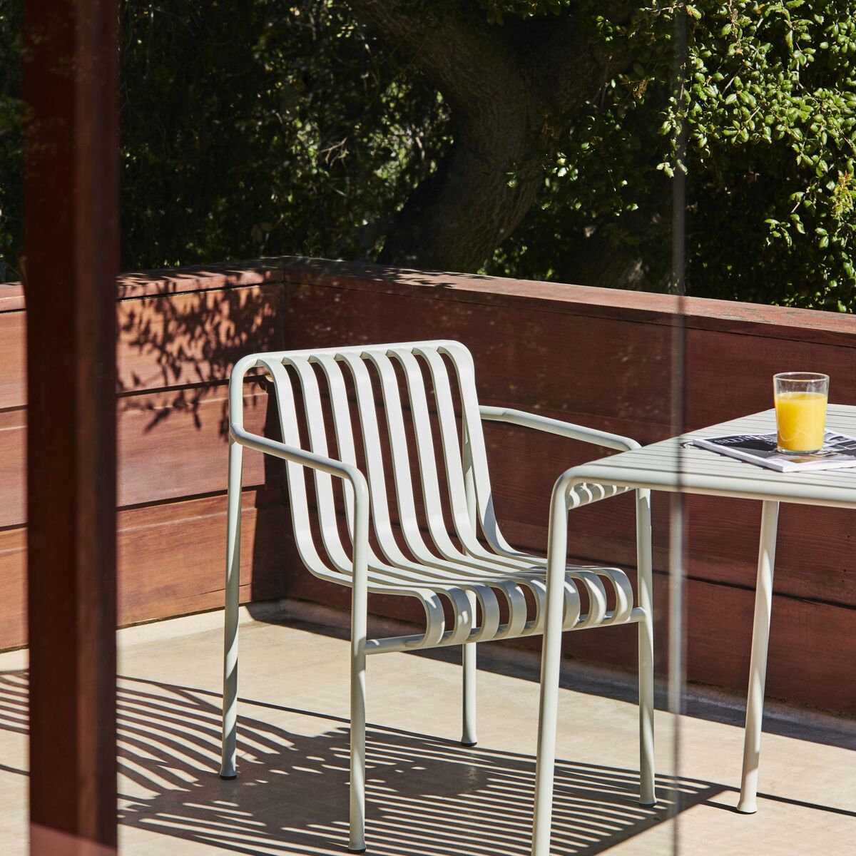 Table Palissade L82.5 Gris Gris
