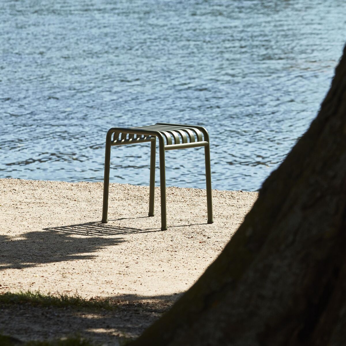 Palissade Hocker Oliv
