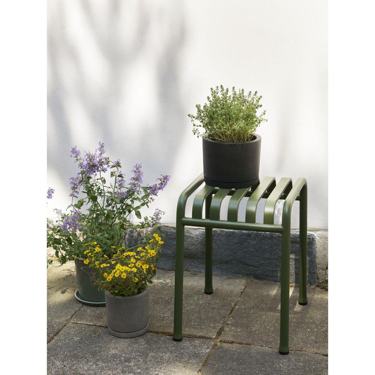Palissade Hocker Oliv