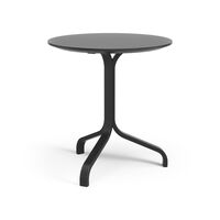 Lamino Side Table H49 Black Lacquered Beech