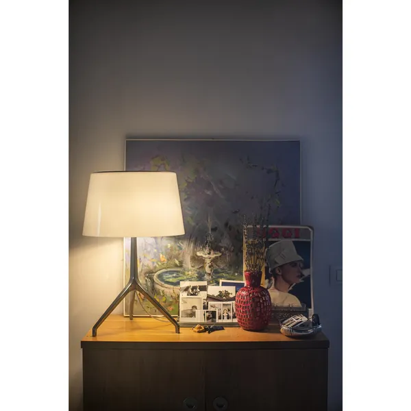 Lumiere Xxl Table Lamp White Aluminum