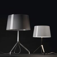 Lumiere Xxl Table Lamp Gray Aluminum