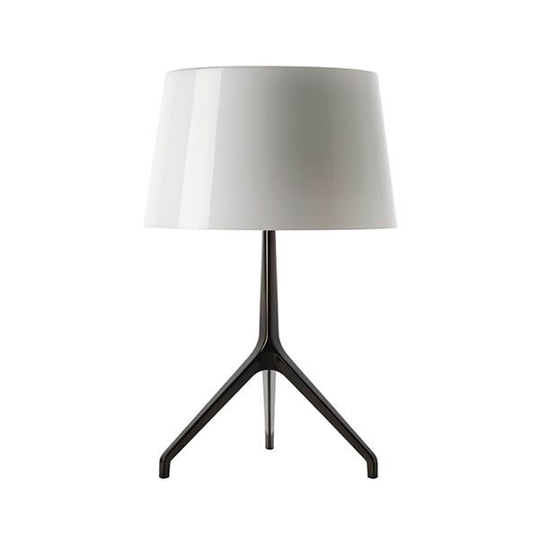 Lumiere Xxs Bordslampa Vit Kromf&auml;rgad Svart