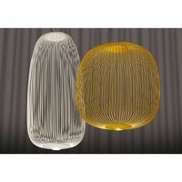 Spokes 1 Pendant Gold