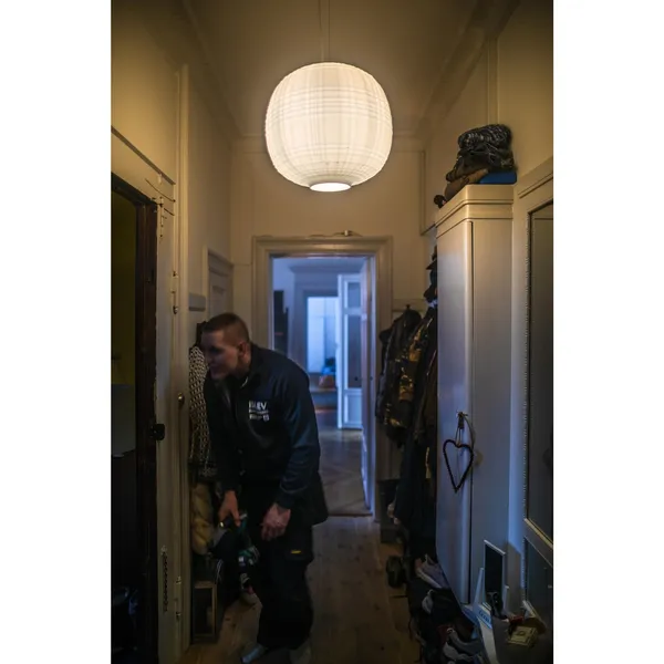 Tartan Hanglamp Wit