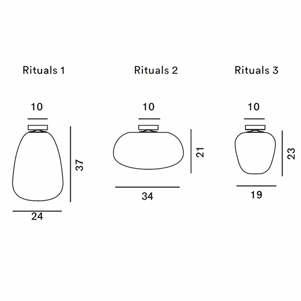 Rituals 2 Deckenleuchte
