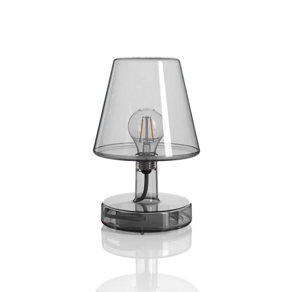 Transloetje Tragbare Lampe Grau