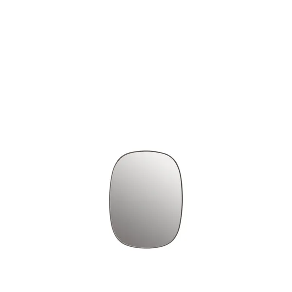 Framed Mirror 59x44 cm Gray/ Clear