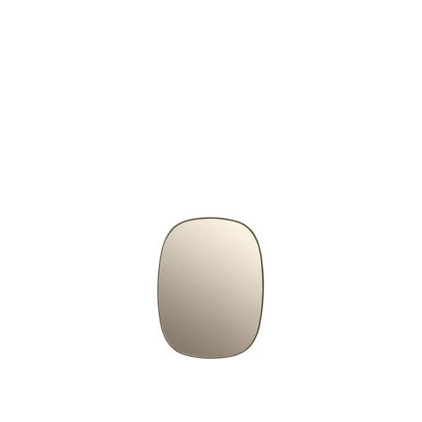 Specchio con Cornice 59x44 cm Taupe