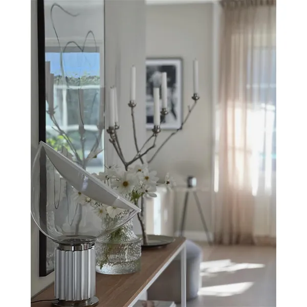 Taccia LED Table Lamp Small Aluminum