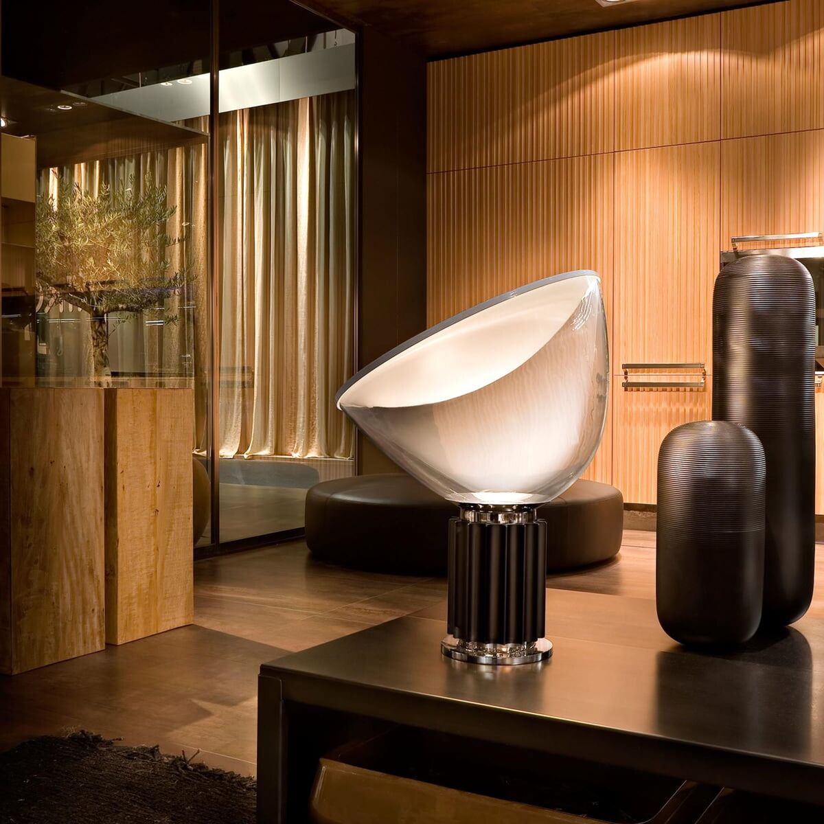 Taccia LED Bordlampe Bronze