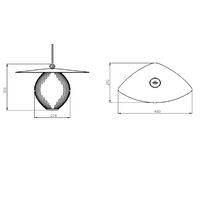 Satellite Pendant Medium Black