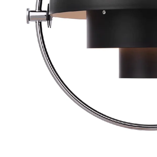 Multi-Lite Pendant Chrome & Black