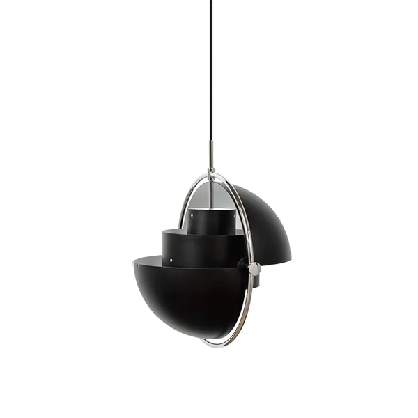 Multi-Lite Pendant Chrome & Black