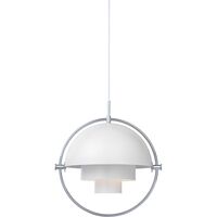 Multi-Lite Pendant Chrome & White