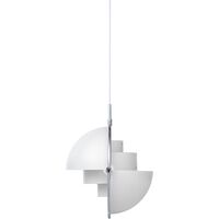 Multi-Lite Pendant Chrome & White