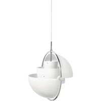 Multi-Lite Pendant Chrome & White