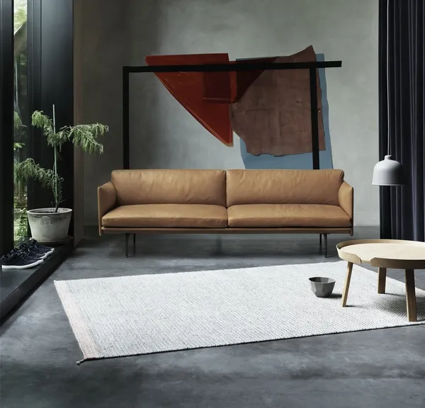 Ply Carpet 300 x 200 cm Black/ White
