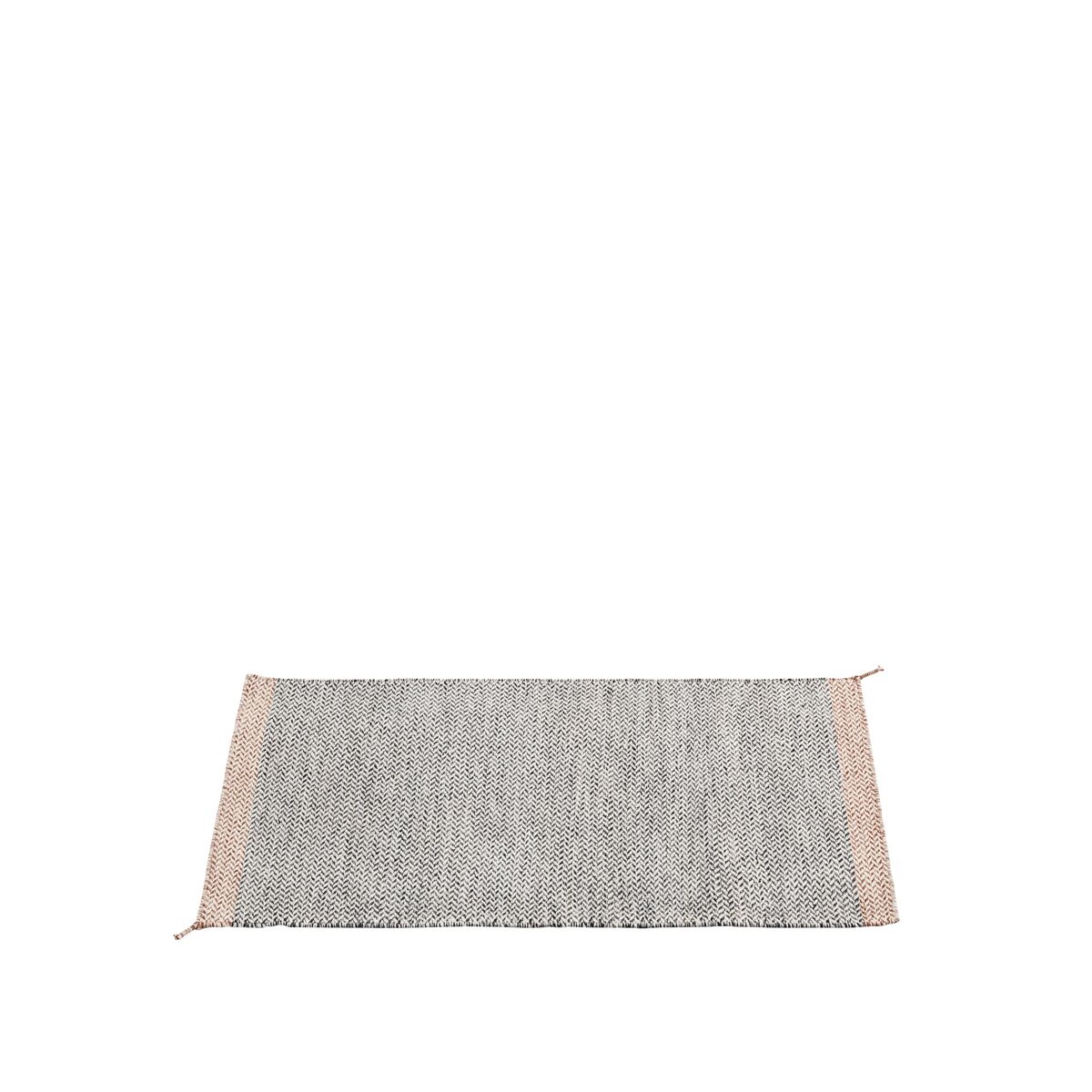 Ply Gulvtæppe Sort/Hvid 140 X 85 cm