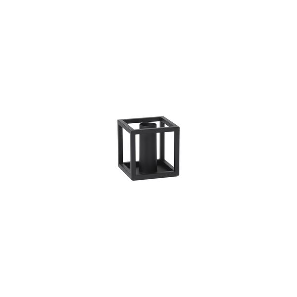 Kubus 1 Candlestick Black