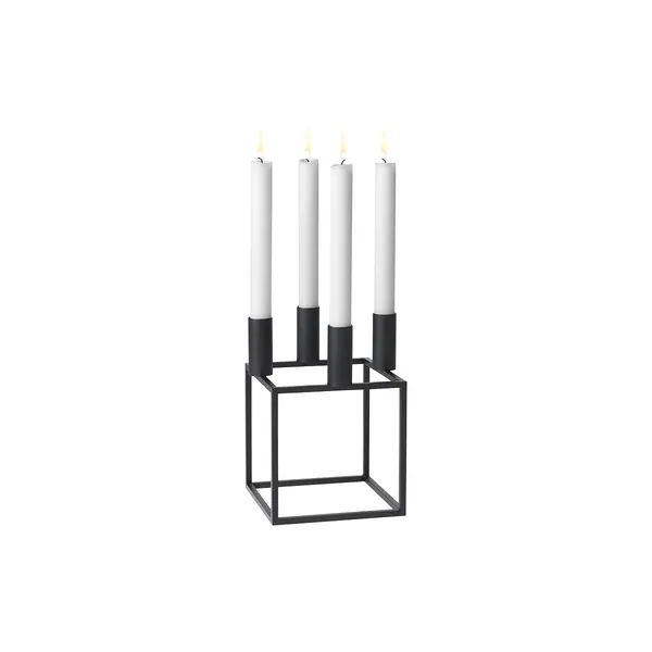 Kubus 4 Lysestaker Sort