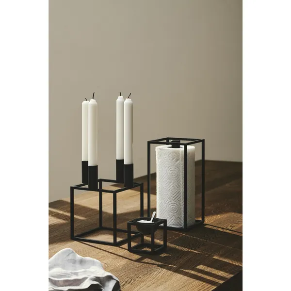 Kubus 4 Lysestaker Sort