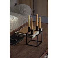 Kubus 4 Lysestaker Sort