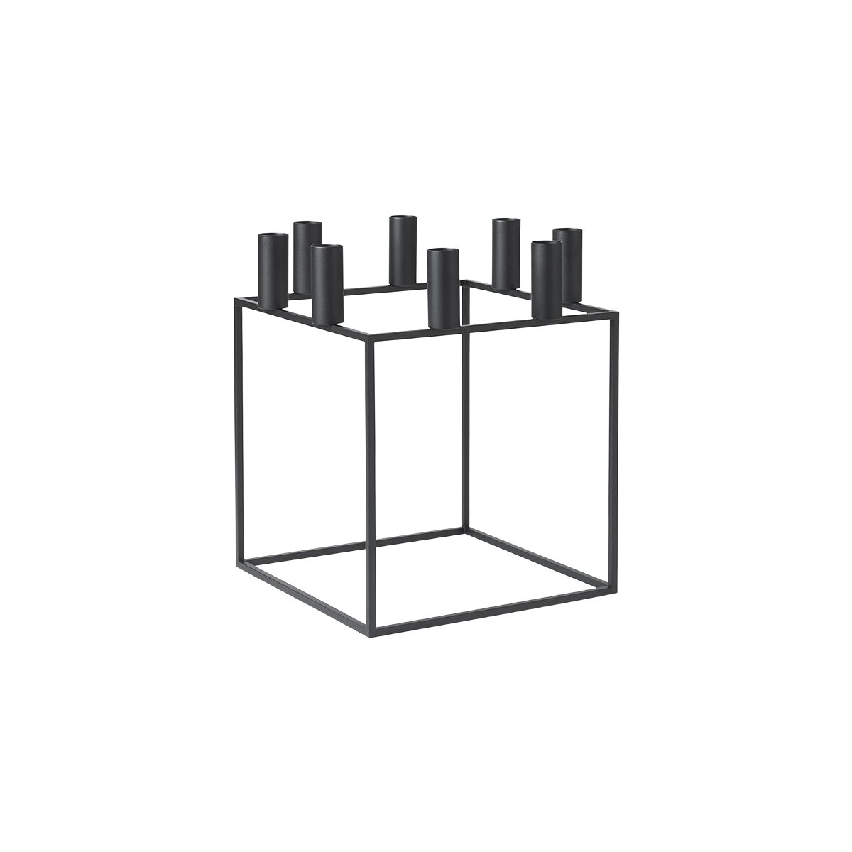 Kubus 8 Bougeoir Noir